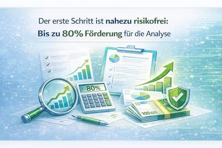 Bis zu 80 % Förderung für die Analyse