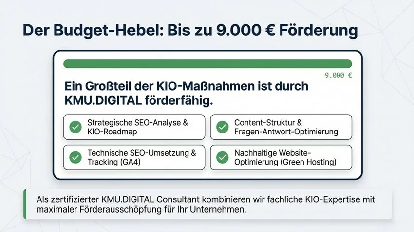 KMU.DIGITAL-Förderung - Standard & Green-Variante
