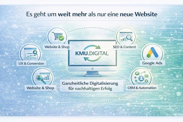 KMU.DIGITAL förderte keine isolierten Einzelmaßnahmen