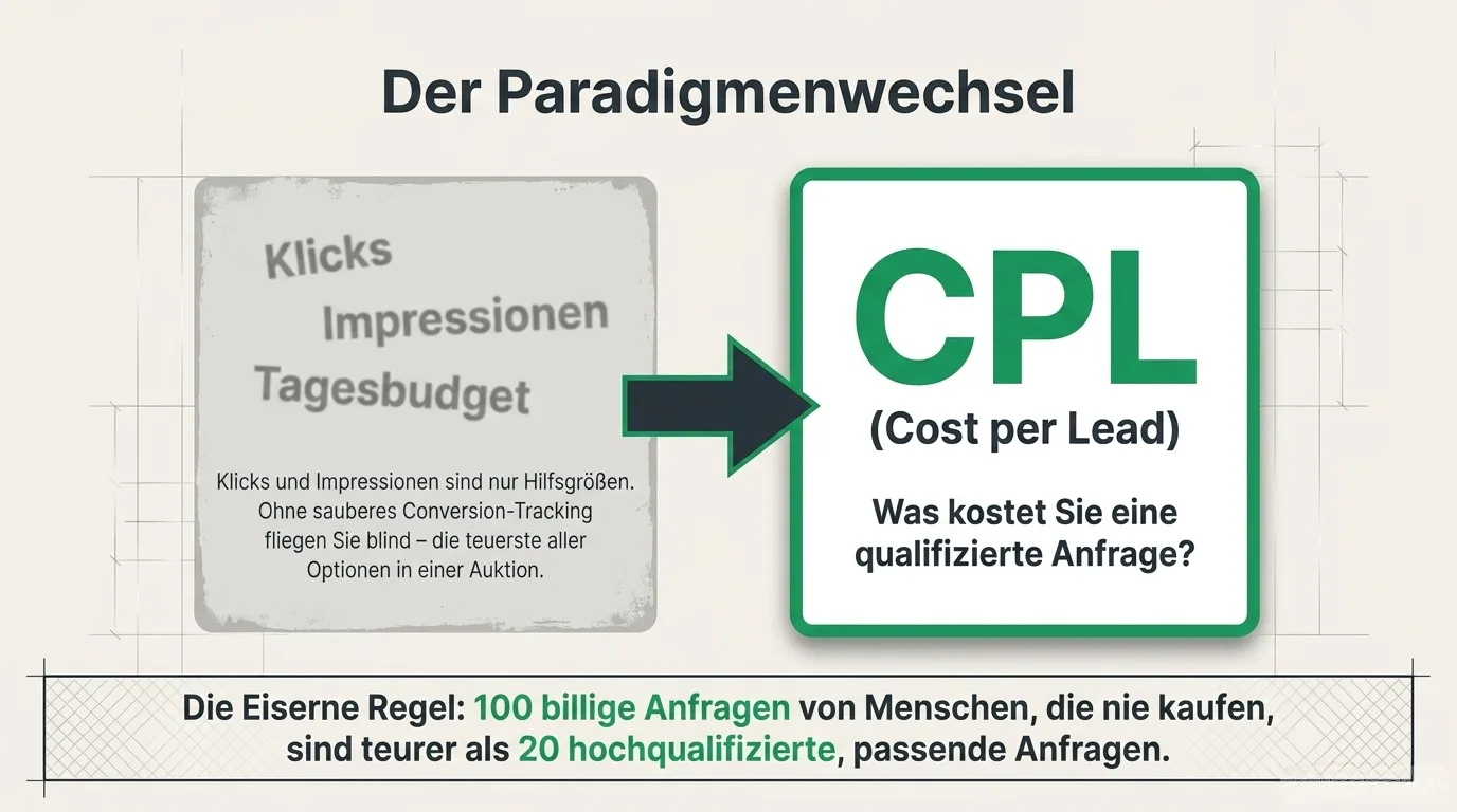 Cost per Lead: Was eine qualifizierte Anfrage über Google Ads kostet